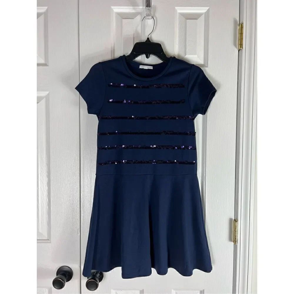 Rockets of Awesome Girls Navy Dress Size 12
